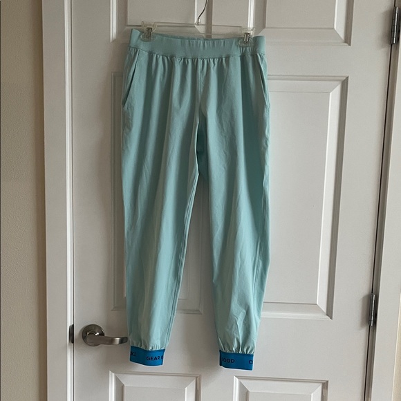 cotopaxi Pants - Cotopaxi Aqua Jogger Pants with Blue Cuffs